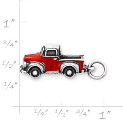 Enamel Vintage Truck Charm