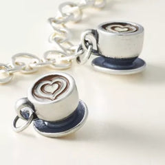 Enamel Latte Love Charm