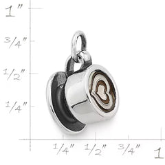Enamel Latte Love Charm