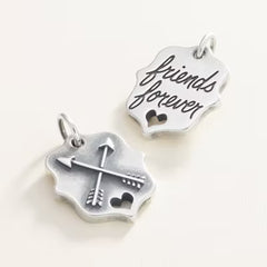 "Friends Forever" Charm