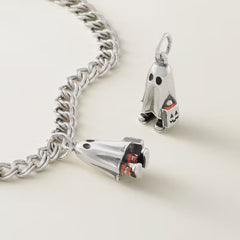 Enamel Trick or Treater Charm