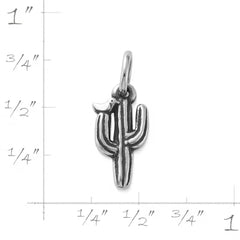 Saguaro Cactus with Bird Charm