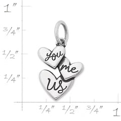 "You Me Us" Charm