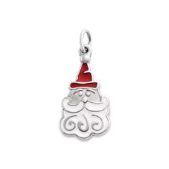 Enamel Sweet Santa Charm
