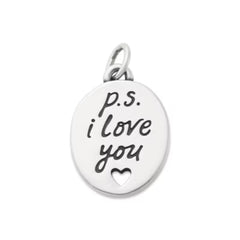 "P.S. I Love You" Charm