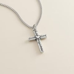 From the Heart Cross Pendant