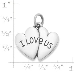 "I Love Us" Charm