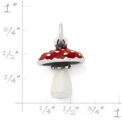 Enamel Mushroom Charm