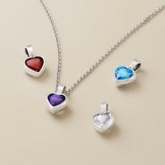 Heart Gemstone Pendant
