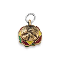 Enamel Cheeseburger Charm