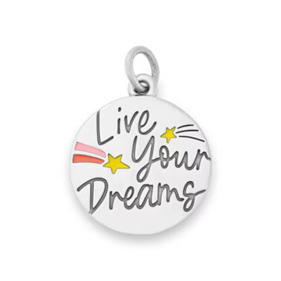 Enamel Live Your Dreams Charm