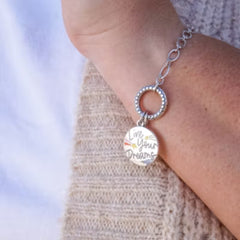 Enamel Live Your Dreams Charm