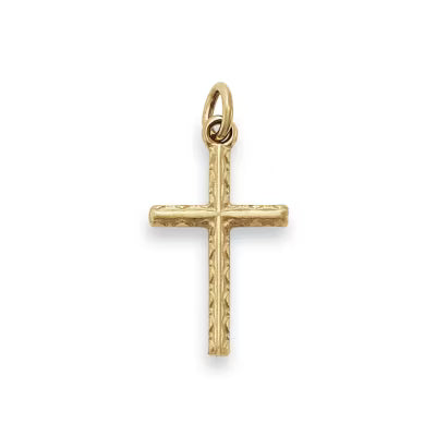 Petite Elegant Cross Charm