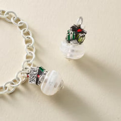 Enamel North Pole Art Glass Charm