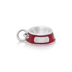 Enamel Pet Bowl Charm
