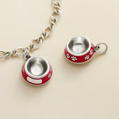 Enamel Pet Bowl Charm