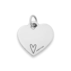 Love Will Save the Day Heart Charm