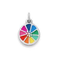 Enamel Colorful Lemon Twist Charm