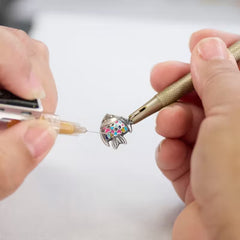 Enamel Happy Fish Charm