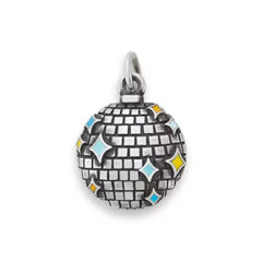 Enamel Disco Ball Charm