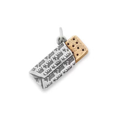Enamel Blue Bell Ice Cream Sandwich Charm