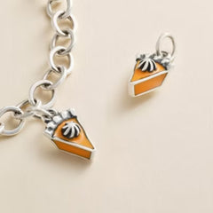 Enamel Pumpkin Pie Charm