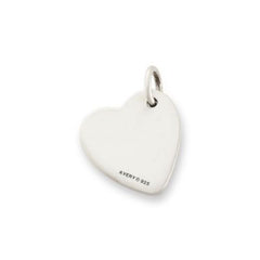 Enamel Groovy Heart Charm