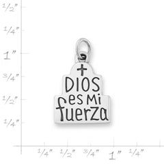 Dios es Mi Fuerza Charm