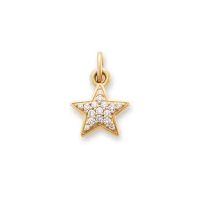 Diamond Pave Star Pendant