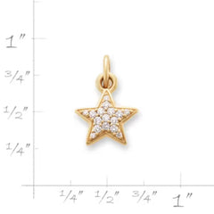 Diamond Pave Star Pendant