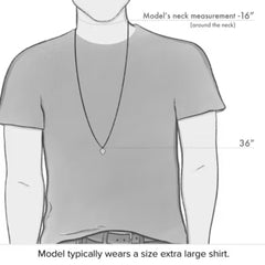 Leather Cross Shield Necklace