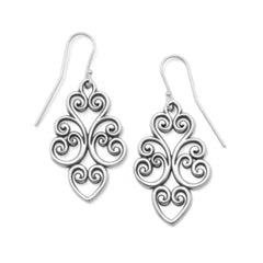 Jubilant Heart Dangle Earrings