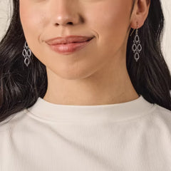 Delicate Cascade Dangle Earrings