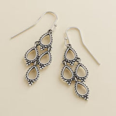 Delicate Cascade Dangle Earrings