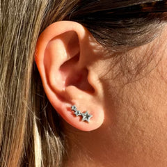 Twinkling Stars Ear Climbers