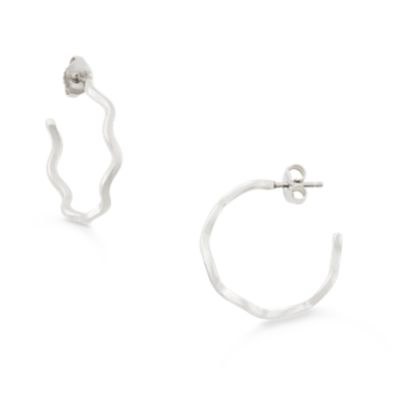Squiggle Hoop Earrings