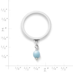 Glass Enhancer Bead Dangle Ring