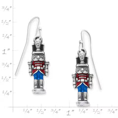 Enamel Nutcracker Earrings