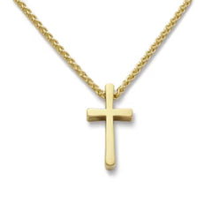 Petite Latin Cross Necklace