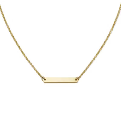 Petite Engravable Horizon Necklace