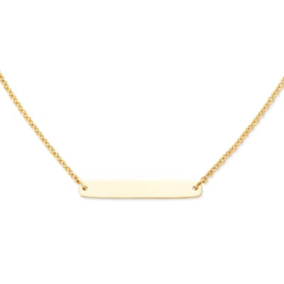 Engravable Horizon Necklace