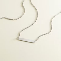 Engravable Horizon Necklace