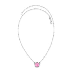 Sculpted Daisy Layered Gemstone Necklace