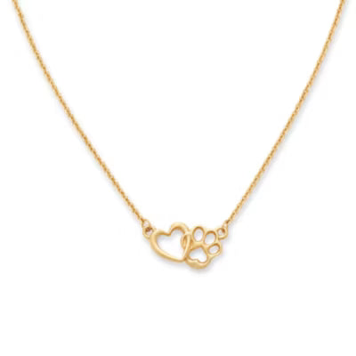 Furry Friends Heart Necklace