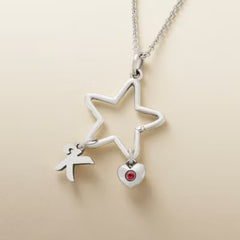 Star Changeable Charm Necklace