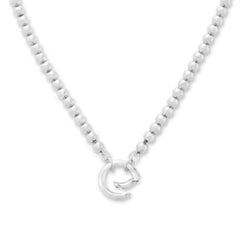 Beaded Chain Changeable Charm Necklace