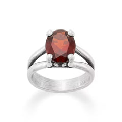 Oval Gemstone Ring