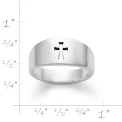 Narrow Crosslet Ring