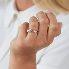 Entwined Trio Combo Ring