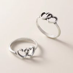 Two Hearts Together Ring